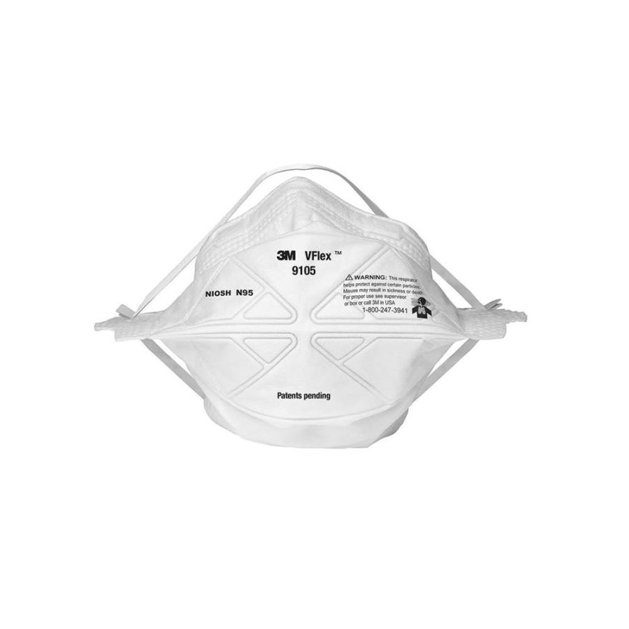 5pcs 3m Vflex N95 9105 Foldable Mask Haze Dust Disposable Respirator Vflex Respirator Dosh 