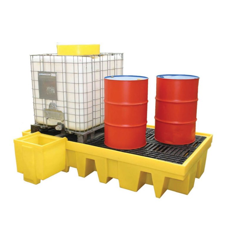 TSSBB2 IBC Spill Containment Unit with Grate (Double IBC Containment