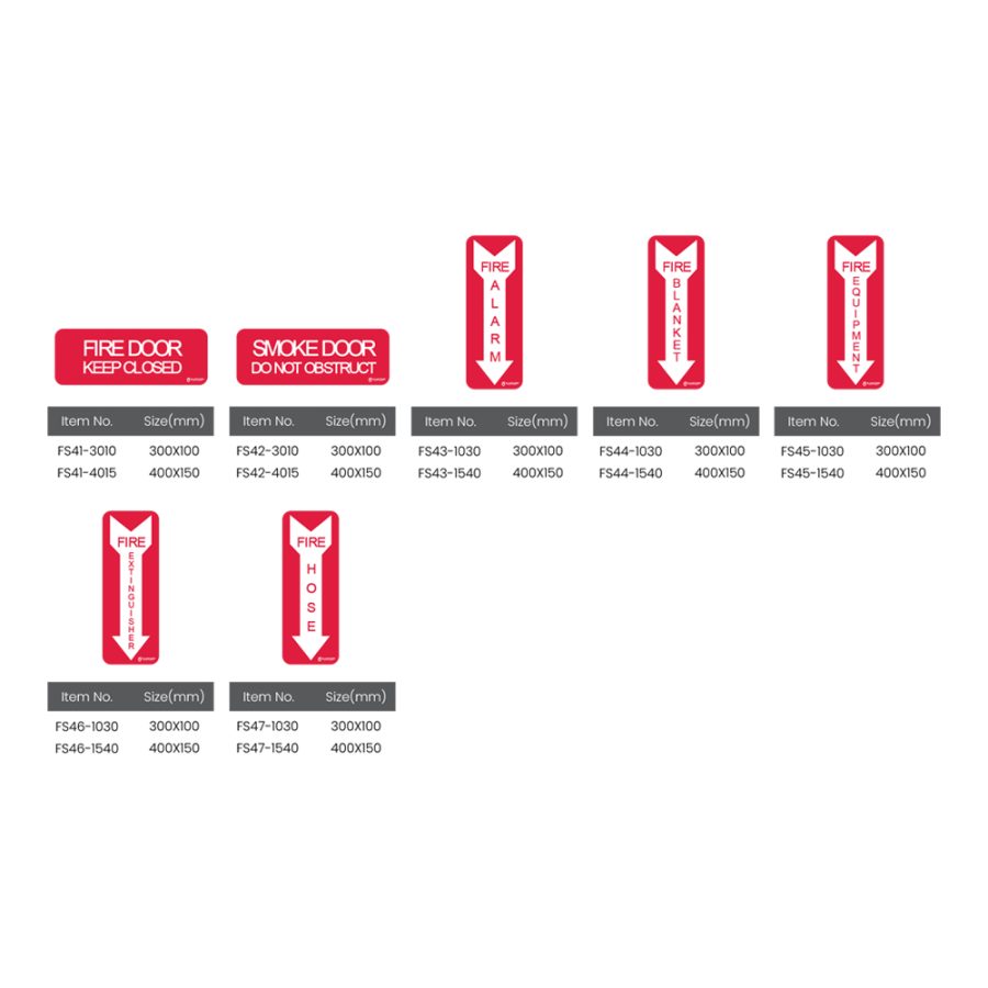 Guardzer GUARDZER Fire Signs - 3M & UVEX PPE Distributor Selangor and Johor - BG ...