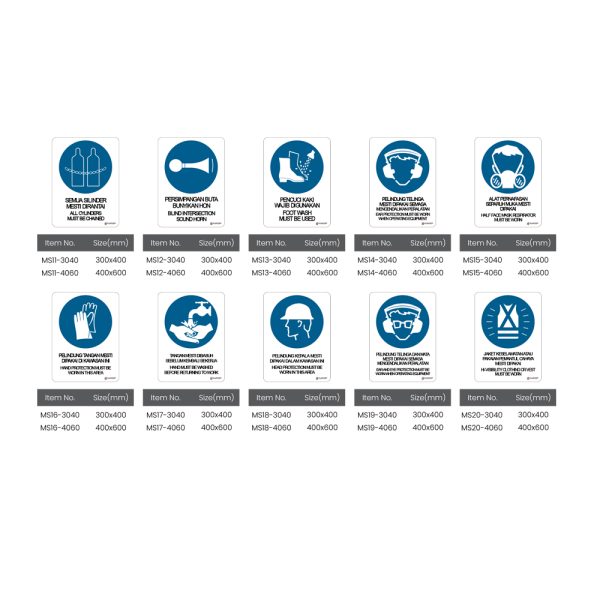 Guardzer GUARDZER Mandatory Signs - 3M & UVEX PPE Distributor Selangor and Johor ...